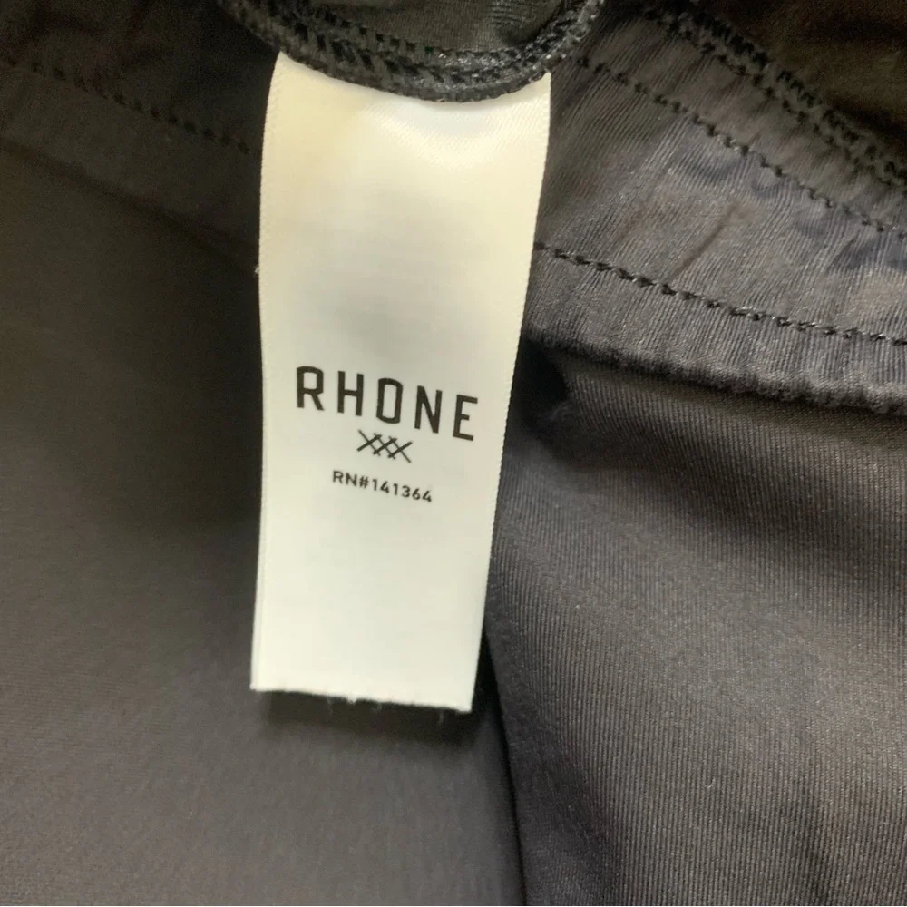 Rhône Mens black valspar drawstring joggers medium - Picture 11 of 12